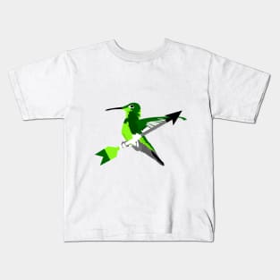 Aromantic Hummingbird Kids T-Shirt